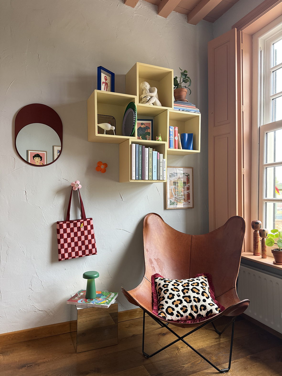 werkkamer make-over kleurrijk ontwerp