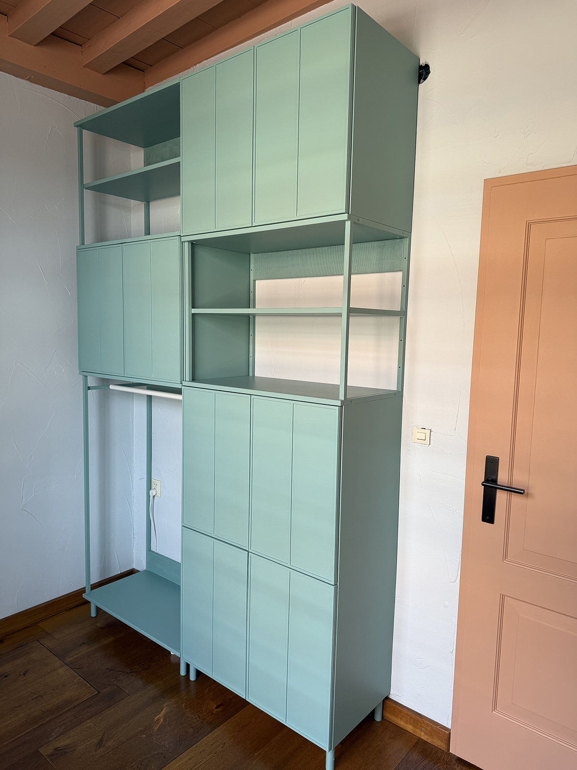 werkkamer make-over kleurrijk ontwerp